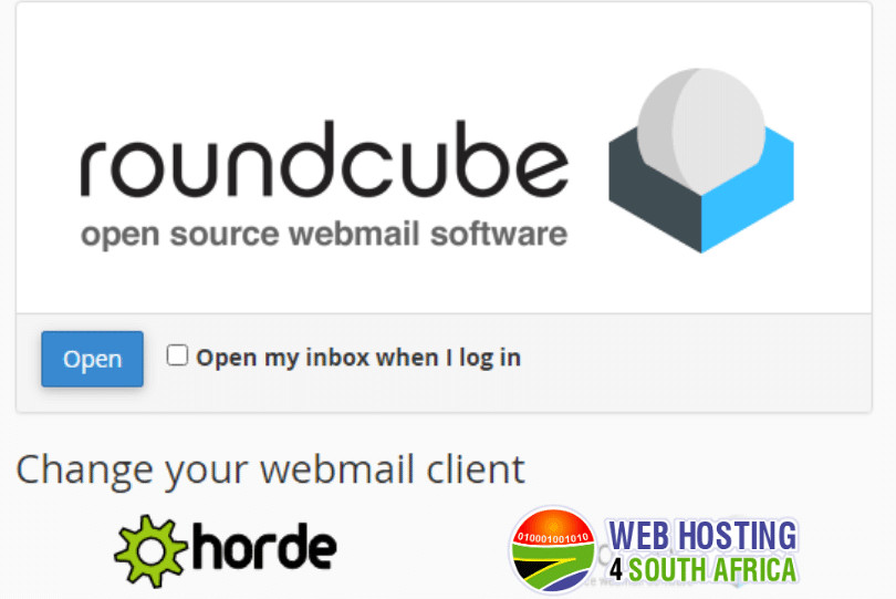 webmail application